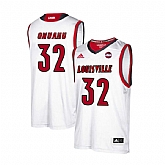 Louisville Cardinals 32 Chinanu Onuaku White College Basketball Jersey Dzhi,baseball caps,new era cap wholesale,wholesale hats