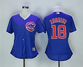 Women Cubs 18 Ben Zobrist Royal Cool Base Baseball Jerseys,baseball caps,new era cap wholesale,wholesale hats