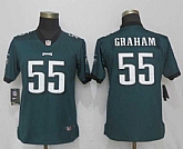Women Nike Eagles 55 Brandon Graham Green Vapor Untouchable Limited Jersey,baseball caps,new era cap wholesale,wholesale hats