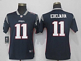 Women Nike Patriots 11 Julian Edelman Navy Vapor Untouchable Player Limited Jersey,baseball caps,new era cap wholesale,wholesale hats
