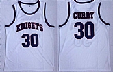 Charlotte Christian High School Knights 30 Stephen Curry White Basketball Stitched NBA Jersey,baseball caps,new era cap wholesale,wholesale hats