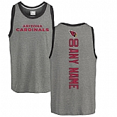 Customized Men's Arizona Cardinals NFL Pro Line by Fanatics Branded Personalized Backer Tri-Blend Tank Top - Ash,baseball caps,new era cap wholesale,wholesale hats