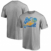 Golden State Warriors Fanatics Branded 2018 NBA Pacific Division Champions Locker Room T-Shirt Heather Gray,baseball caps,new era cap wholesale,wholesale hats