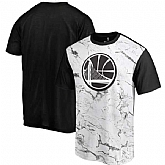 Golden State Warriors Marble Sublimated T Shirt White Black,baseball caps,new era cap wholesale,wholesale hats