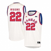 Kansas Jayhawks 22 Andrew Wiggins Cream Throwback College Basketball Jersey Dzhi,baseball caps,new era cap wholesale,wholesale hats