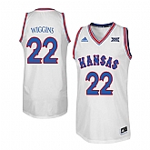 Kansas Jayhawks 22 Andrew Wiggins White Throwback College Basketball Jersey Dzhi,baseball caps,new era cap wholesale,wholesale hats