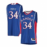 Kansas Jayhawks 34 Paul Pierce Blue Throwback College Basketball Jersey Dzhi,baseball caps,new era cap wholesale,wholesale hats
