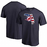 Miami Dolphins Navy NFL Pro Line by Fanatics Branded Banner State T Shirt,baseball caps,new era cap wholesale,wholesale hats