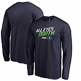 Minnesota Timberwolves Fanatics Branded 2018 NBA Playoffs Slogan Long Sleeve T-Shirt Navy,baseball caps,new era cap wholesale,wholesale hats