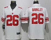 Nike Giants 26 Saquon Barkley White Vapor Untouchable Limited Jersey,baseball caps,new era cap wholesale,wholesale hats