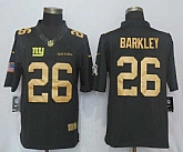 Nike Giants 26 Saquon Barkleyn Anthracite Gold Salute To Service Limited Jersey,baseball caps,new era cap wholesale,wholesale hats