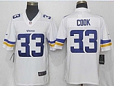 Nike Vikings 33 Dalvin Cook White Vapor Untouchable Limited Jersey,baseball caps,new era cap wholesale,wholesale hats