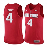 Ohio State Buckeyes 4 Aaron Craft Red College Basketball Jersey Dzhi,baseball caps,new era cap wholesale,wholesale hats