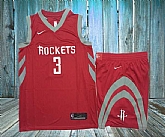 Rockets 3 Chris Paul Red Nike Swingman Stitched NBA Jersey(With Shorts),baseball caps,new era cap wholesale,wholesale hats
