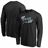San Antonio Spurs Fanatics Branded 2018 NBA Playoffs Slogan Long Sleeve T-Shirt Black,baseball caps,new era cap wholesale,wholesale hats