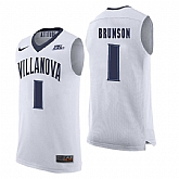 Villanova Wildcats 1 Jalen Brunson White College Basketball Elite Jersey Dzhi,baseball caps,new era cap wholesale,wholesale hats
