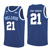 Villanova Wildcats 21 Dhamir Cosby Roundtree Blue College Basketball Jersey Dzhi,baseball caps,new era cap wholesale,wholesale hats
