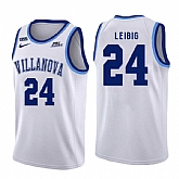 Villanova Wildcats 24 Tom Leibig White College Basketball Jersey Dzhi,baseball caps,new era cap wholesale,wholesale hats