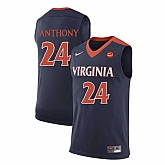 Virginia Cavaliers 24 Marco Anthony Navy College Basketball Jersey Dzhi,baseball caps,new era cap wholesale,wholesale hats