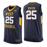 West Virginia Mountaineers 25 Maciej Bender Navy College Basketball Jersey Dzhi,baseball caps,new era cap wholesale,wholesale hats