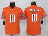 Women Nike Bears 10 Mitchell Trubisky Orange 2017 Vapor Untouchable Limited Player Jersey,baseball caps,new era cap wholesale,wholesale hats