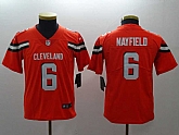 Youth Nike Browns 6 Baker Mayfield Orange Vapor Untouchable Player Limited Jersey,baseball caps,new era cap wholesale,wholesale hats
