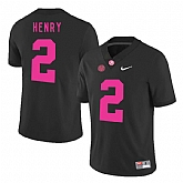 Alabama Crimson Tide 2 Derrick Henry Black 2018 Breast Cancer Awareness College Football Jersey DingZhi,baseball caps,new era cap wholesale,wholesale hats