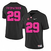 Alabama Crimson Tide 29 Minkah Fitzpatrick Black 2018 Breast Cancer Awareness College Football Jersey DingZhi,baseball caps,new era cap wholesale,wholesale hats