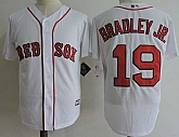 Boston Red Sox #19 Jackie Bradley Jr. White New Cool Base Stitched Jerseys (2) Dzhi,baseball caps,new era cap wholesale,wholesale hats