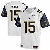 California Golden Bears 15 Jordan Veasy White College Football Jersey DingZhi,baseball caps,new era cap wholesale,wholesale hats