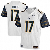California Golden Bears 17 Chris Conte White College Football Jersey DingZhi,baseball caps,new era cap wholesale,wholesale hats