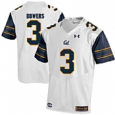 California Golden Bears 3 Ross Bowers White College Football Jersey DingZhi,baseball caps,new era cap wholesale,wholesale hats