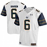 California Golden Bears 6 ChadHansen White College Football Jersey DingZhi,baseball caps,new era cap wholesale,wholesale hats