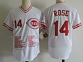 Cincinnati Reds #14 Pete Rose White Cooperstown Collection Mesh Batting Practice Stitched Jerseys Dzhi,baseball caps,new era cap wholesale,wholesale hats