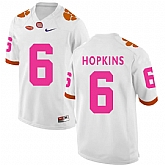 Clemson Tigers 6 Tavien Feaster White 2018 Breast Cancer Awareness College Football Jersey DingZhi,baseball caps,new era cap wholesale,wholesale hats