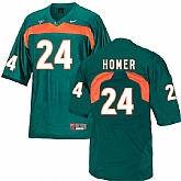 Miami Hurricanes 24 Travis Homer Green College Football Jersey DingZhi,baseball caps,new era cap wholesale,wholesale hats