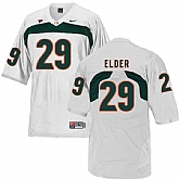 Miami Hurricanes 29 Corn Elder White College Football Jersey DingZhi,baseball caps,new era cap wholesale,wholesale hats