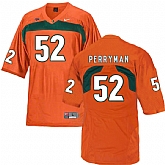 Miami Hurricanes 52 Denzel Perryman Orange College Football Jersey DingZhi,baseball caps,new era cap wholesale,wholesale hats