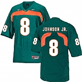 Miami Hurricanes 8 Duke Johnson Green College Football Jersey DingZhi,baseball caps,new era cap wholesale,wholesale hats