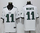 Nike Eagles 11 Carson Wentz White Vapor Untouchable Limited Jersey,baseball caps,new era cap wholesale,wholesale hats