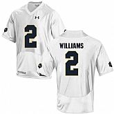 Notre Dame Fighting Irish 2 Dexter Williams White College Football Jersey DingZhi,baseball caps,new era cap wholesale,wholesale hats