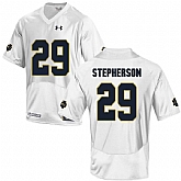 Notre Dame Fighting Irish 29 Kevin Stepherson White College Football Jersey DingZhi,baseball caps,new era cap wholesale,wholesale hats