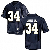 Notre Dame Fighting Irish 34 Tony Jones Jr. Navy College Football Jersey DingZhi,baseball caps,new era cap wholesale,wholesale hats