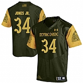 Notre Dame Fighting Irish 34 Tony Jones Jr. Olive Green College Football Jersey DingZhi,baseball caps,new era cap wholesale,wholesale hats