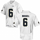 Notre Dame Fighting Irish 6 KeiVarae Russell White College Football Jersey DingZhi,baseball caps,new era cap wholesale,wholesale hats