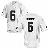 Notre Dame Fighting Irish 6 Theo Riddick White College Football Jersey DingZhi,baseball caps,new era cap wholesale,wholesale hats