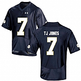 Notre Dame Fighting Irish 7 TJ Jones Navy College Football Jersey DingZhi,baseball caps,new era cap wholesale,wholesale hats