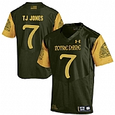 Notre Dame Fighting Irish 7 TJ Jones Olive Green College Football Jersey DingZhi,baseball caps,new era cap wholesale,wholesale hats