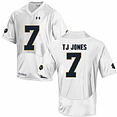 Notre Dame Fighting Irish 7 TJ Jones White College Football Jersey DingZhi,baseball caps,new era cap wholesale,wholesale hats