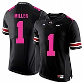Ohio State Buckeyes 1 Braxton Miller Black 2018 Breast Cancer Awareness College Football Jersey DingZhi,baseball caps,new era cap wholesale,wholesale hats